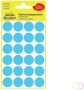 Avery Zweckform Avery Ronde etiketten diameter 18 mm blauw 96 stuks - Thumbnail 2